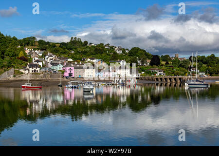 Fiume Dart a Dittisham Devon.Blu, Canal, culture, Dart River, Devon, Inghilterra, Europa, orizzontale, Vaso nautico, nessun popolo, esterni Foto Stock