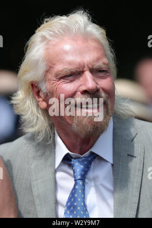 Il torneo di Wimbledon, Regno Unito. 11 Luglio, 2019. Wimbledon Tennis Championships. Richard Branson, British Business Magnate, 2019 Credit: Allstar Picture Library/Alamy Live News Foto Stock