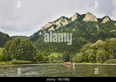 Tre Corone (Trzy korony) montagna. Polonia Foto Stock