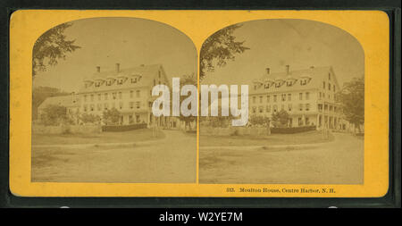 Moulton House, centro porto, NH, da Robert N Dennis raccolta di vista stereoscopica Foto Stock