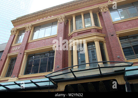 Edificio (royal arcade) a Melbourne (Australia) Foto Stock