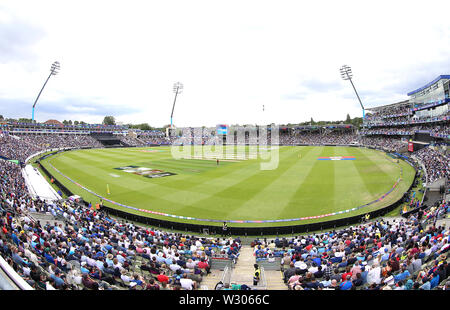 Vista generale dello stadio durante l'ICC World Cup, Semi finale a Edgbaston, Birmingham. Foto Stock