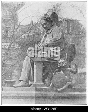 PSM V81 D116 Statua di gauss sulla Potsdamer Bridge a Berlino Foto Stock