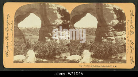 Phoebe's Arch, Palmer Lake, Colorado, Stati Uniti d'America, da Robert N Dennis raccolta di vista stereoscopica Foto Stock