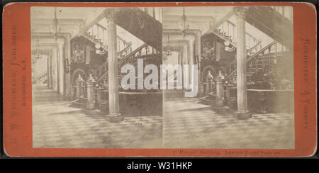 Poteri' Building Interior Scalone, da Woodward, C W (Charles Warren) Foto Stock