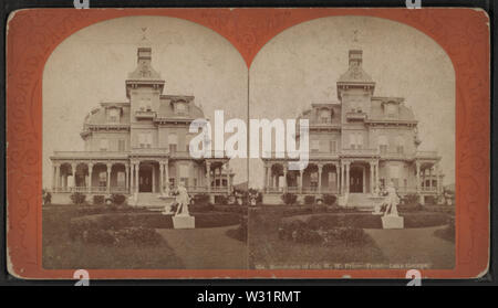 Residence di Col W W Prezzo - anteriore, Lake George, da Stoddard, Seneca Ray, 1844-1917 , 1844-1917 Foto Stock