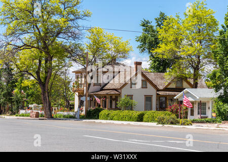 KANAB, Utah, Stati Uniti d'America - 25 Maggio 2015: Street View di Kanab città nello Utah Stati Uniti d'America Foto Stock