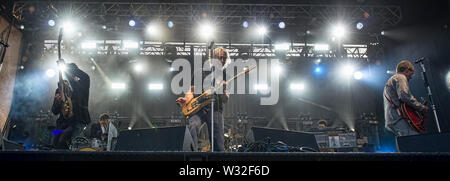 Edimburgo, Scozia, Regno Unito 11 luglio, 2019. Paul Weller in concerto presso il Castello di Edimburgo, Edinburgh, grande, UK. Credito: Stuart Westwood /Alamy Stock Foto Foto Stock