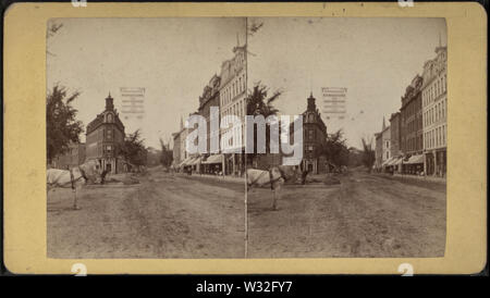 Scena di strada di Hartford, Conn, dal JW & JS Moulton Foto Stock