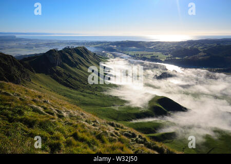 Mattinata a Te Mata, Nuova Zelanda Foto Stock