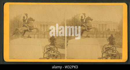 La colossale statua equestre in bronzo di Gen Andrew Jackson, da Bell & Bro (Washington, DC) 7 Foto Stock