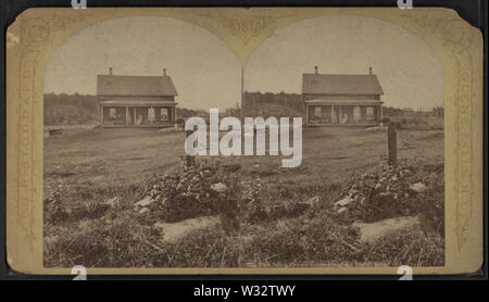 Il John Brown Homestead a nord Isola d'Elba, da Stoddard, Seneca Ray, 1844-1917 , 1844-1917 Foto Stock