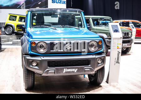 Ginevra, Mar 2019 tutte le nuove Suzuki Jimny gen 4, Geneva International Motor Show, JB74 Jimny Sierra off-road mini suv realizzato dal giapponese Suzuki Foto Stock