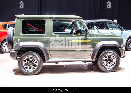 Ginevra, Mar 2019 tutte le nuove Suzuki Jimny gen 4, Geneva International Motor Show, JB74 Jimny Sierra off-road mini suv realizzato dal giapponese Suzuki Foto Stock