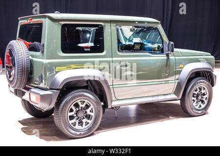 Ginevra, Mar 2019 tutte le nuove Suzuki Jimny gen 4, Geneva International Motor Show, JB74 Jimny Sierra off-road mini suv realizzato dal giapponese Suzuki Foto Stock