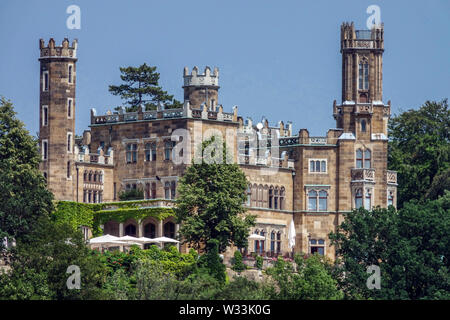 Germania Dresda, Loschwitz, Castle Eckberg Foto Stock