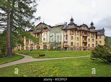 Grand Hotel a Stary Smokovec. Slovacchia Foto Stock