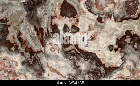 Multicolor Onyx pattern astratti. Texture e background. illustrazione di marmo. Bellezze naturali Foto Stock