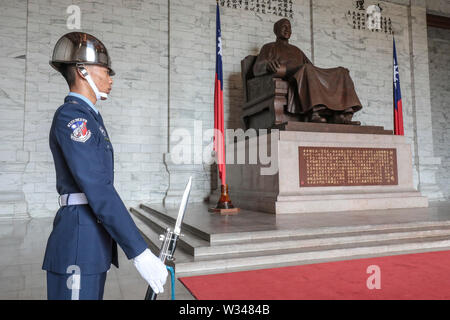 CHIANG Kai-shek Memorial Hall di Taipei Foto Stock