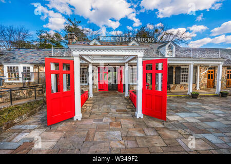 Rock City Gardens di Chattanooga nel Tennessee. Foto Stock