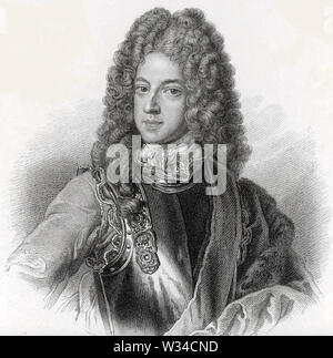 JAMES FRANCIS EDWARD STUART (1688-1766) soprannominato il vecchio pretendente alla corona britannica Foto Stock