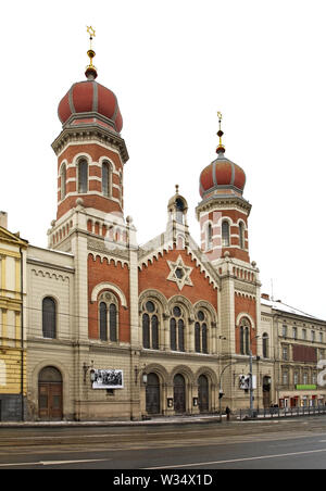 Grande Sinagoga di Plzen. Repubblica ceca Foto Stock