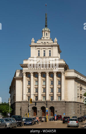 Assemblea nazionale edificio, Sofia, Bulgaria Foto Stock
