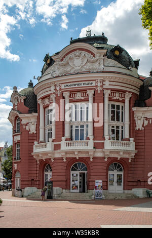 Città Teatro dell'Opera, Varna, Bulgaria Foto Stock