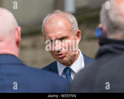 11 luglio 2019. Alexander Graham Bell Centre, Moray College UHI, Moray Street, Elgin, IV30 1JJ. Questo è l'annuncio del Moray trattativa di crescita a Mora Foto Stock