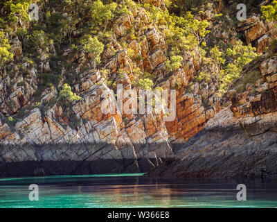 Cade orizzontale nel Kimberleys, Australia occidentale Foto Stock