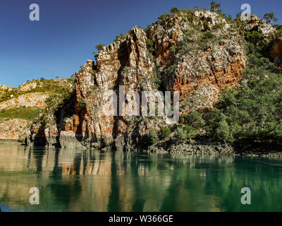 Cade orizzontale nel Kimberleys, Australia occidentale Foto Stock