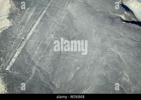 Linee di Nazca in Perù Foto Stock