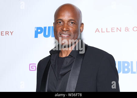 Serata di Apertura per molto rumore per nulla al Delacorte Theatre - Arrivi. Dotato di: Kenny Leon dove: New York New York, Stati Uniti quando: 12 giu 2019 Credit: Giuseppe Marzullo/WENN.com Foto Stock