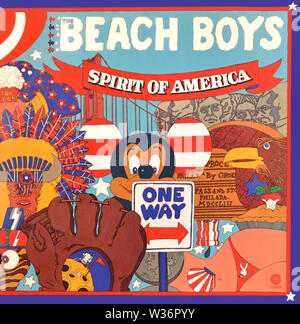 The Beach Boys - copertina originale in vinile - Spirit of America - 1975 Foto Stock