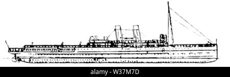 La turbina a vapore, 1911 - Fig 40 - La regina Alexandra Foto Stock