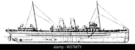 La turbina a vapore, 1911 - Fig 40 - La Regina Foto Stock