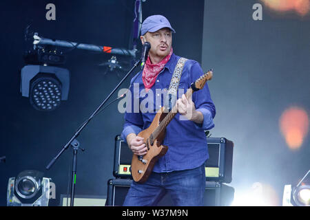 Kiev, Ucraina. 12 Luglio, 2019. Lapis-98 durante il Festival di Musica di Atlas Weekend 2019 Credit: Aleksandr Gusev/Pacific Press/Alamy Live News Foto Stock