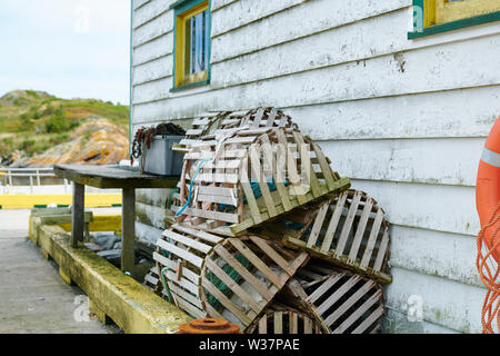 La pesca in Carbonear, Terranova, Canada Foto Stock