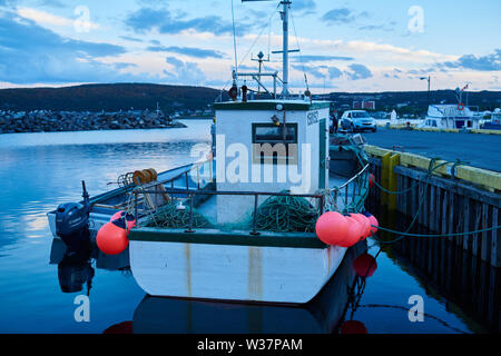 La pesca in Carbonear, Terranova, Canada Foto Stock