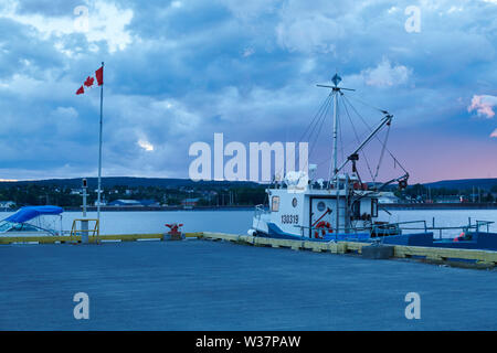 La pesca in Carbonear, Terranova, Canada Foto Stock