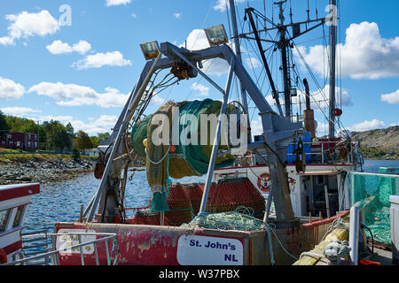 La pesca in Carbonear, Terranova, Canada Foto Stock