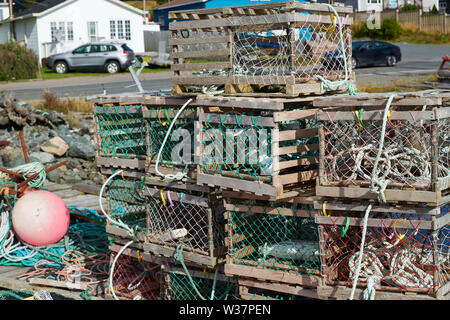 La pesca in Carbonear, Terranova, Canada Foto Stock