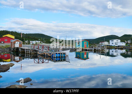 La pesca in Carbonear, Terranova, Canada Foto Stock