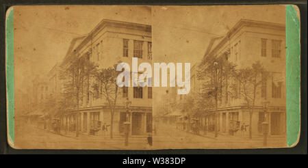 Union Mutual Insurance (società edificio), terzo St, Philadelphia, Pa, da Robert N Dennis raccolta di vista stereoscopica Foto Stock