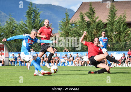 Dimaro, Italia. 13 Luglio, 2019.Dimaro, Italia. 13 Luglio, 2019. Credito: LaPresse/Alamy Live News Foto Stock