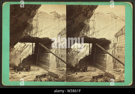 Vermont Marble Co's Cave, West Rutland, Vt, da Nichols, C W (Carlos W) Foto Stock