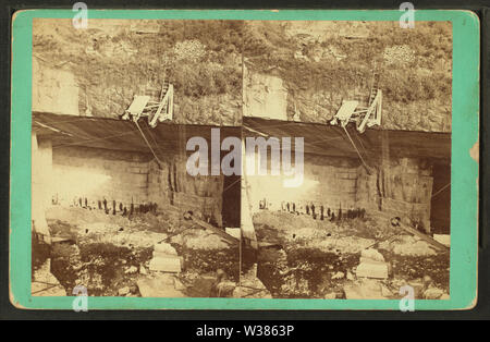 Vermont Marble Co's Cave, West Rutland, Vt, da Nichols, C W (Carlos W) 3 Foto Stock