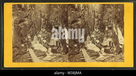 Visitatori presso il Flume, 1867, da H S Fifield 3 Foto Stock