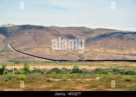 Recinzione di confine a est di Nogales Arizona Foto Stock