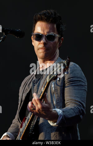 Swansea, Regno Unito. 13 Luglio, 2019. Kelly Jones del Stereophinics esegue sul palco. Re: Stereophonics concerto dal vivo presso il Parco Singleton in Swansea, Wales, Regno Unito. Credito: ATHENA AGENZIA IMMAGINE LTD/Alamy Live News Foto Stock